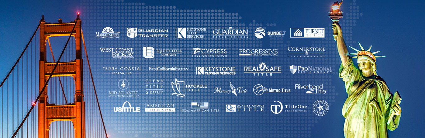 TRG Coast to Coast image Map showing location of TRG companies in U.S.